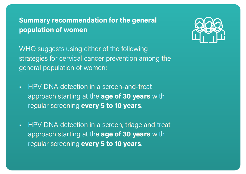 WHO发布宫颈癌防治新版指南，「推荐HPV-DNA 检测为宫颈癌首选筛查方法」